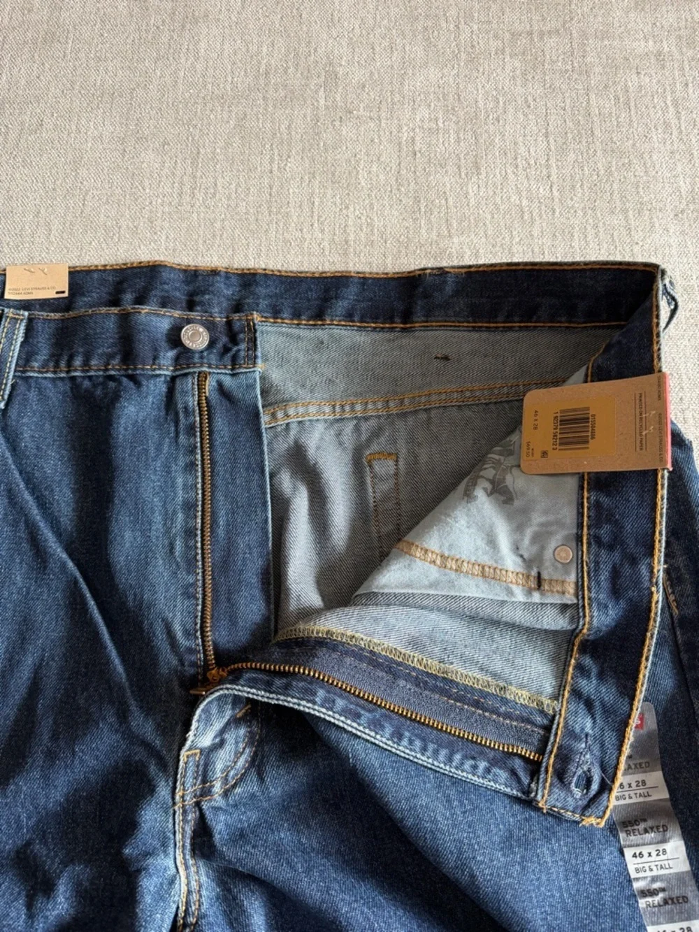 Levi’s 550 RELAXED FIT MEN'S JEANS (BIG & TALL) 46X28
